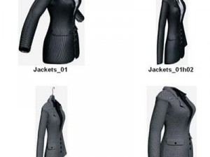 clothes and shoes Model 3D