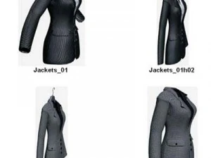 Kleidung und Schuhe 3D Modell