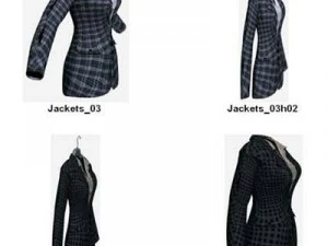 Kleidung und Schuhe 3D Modell