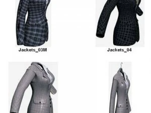 Kleidung und Schuhe 3D Modell