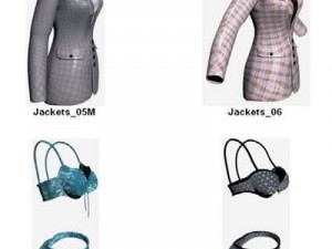 clothes and shoes Model 3D