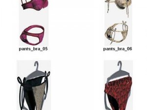 clothes and shoes Model 3D