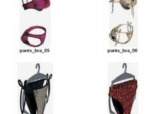 Kleidung und Schuhe 3D Modell