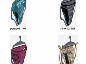 clothes and shoes Model 3D