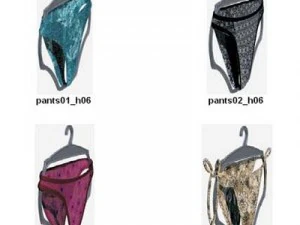 Kleidung und Schuhe 3D Modell