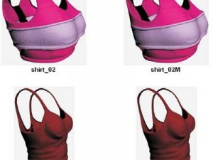 clothes and shoes Model 3D