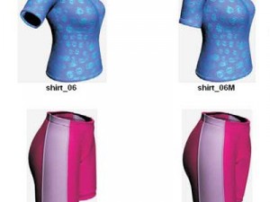 clothes and shoes Model 3D