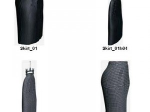 clothes and shoes Model 3D