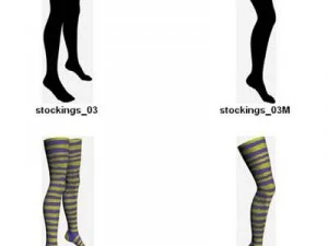 Kleidung und Schuhe 3D Modell