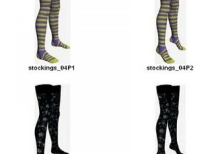 Kleidung und Schuhe 3D Modell