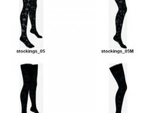 Kleidung und Schuhe 3D Modell