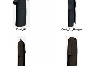 clothes and shoes Model 3D