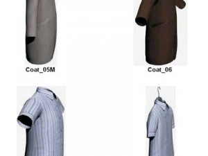 Kleidung und Schuhe 3D Modell