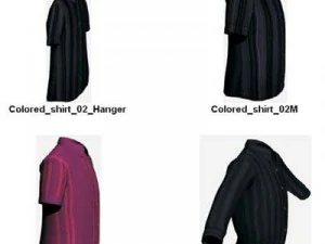 Kleidung und Schuhe 3D Modell