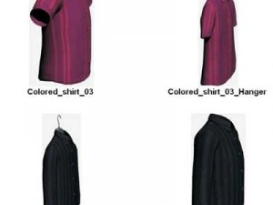 Kleidung und Schuhe 3D Modell