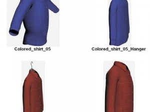 clothes and shoes Model 3D