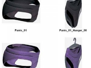 clothes and shoes Model 3D