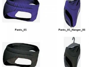 Kleidung und Schuhe 3D Modell