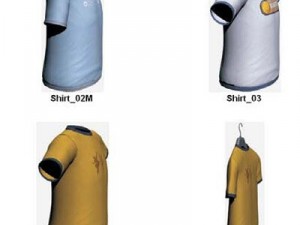 clothes and shoes Model 3D