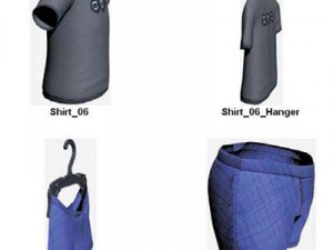 clothes and shoes Model 3D