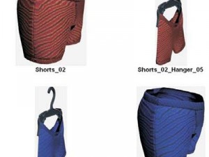 clothes and shoes Model 3D