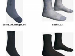 Kleidung und Schuhe 3D Modell