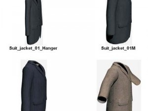 clothes and shoes Model 3D