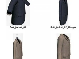 Kleidung und Schuhe 3D Modell