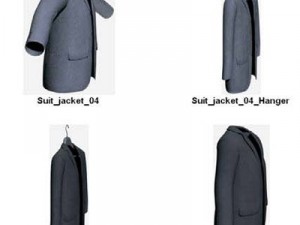 clothes and shoes Model 3D