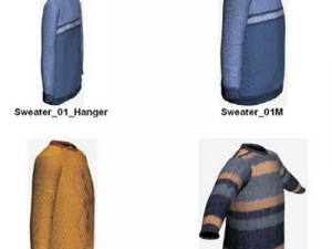 clothes and shoes Model 3D