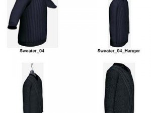 clothes and shoes Model 3D