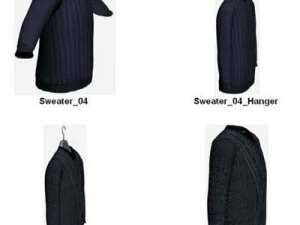 Kleidung und Schuhe 3D Modell