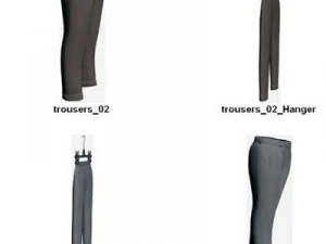 Kleidung und Schuhe 3D Modell