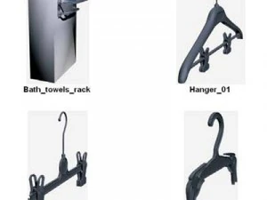 Kleidung und Schuhe 3D Modell