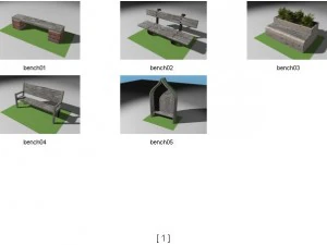 Gartensammlung 3D Modell