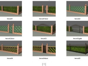 garden collection Modelo 3D