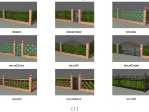 Gartensammlung 3D Modell