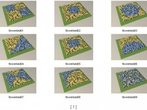 Gartensammlung 3D Modell