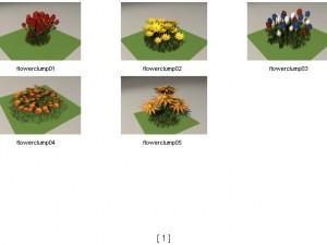 garden collection Modelo 3D