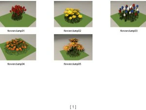 Gartensammlung 3D Modell