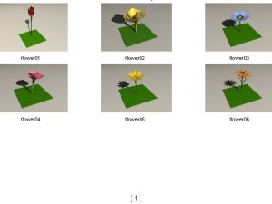 garden collection Modelo 3D