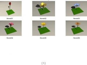Gartensammlung 3D Modell