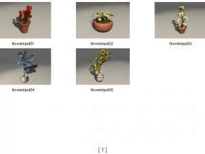 garden collection Modelo 3D