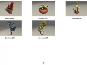 Gartensammlung 3D Modell