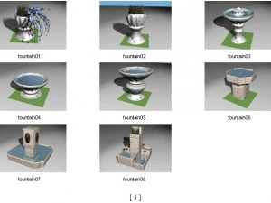 Gartensammlung 3D Modell