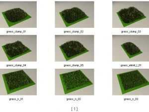 Gartensammlung 3D Modell