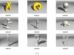 Gartensammlung 3D Modell