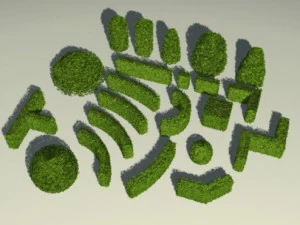 Gartensammlung 3D Modell