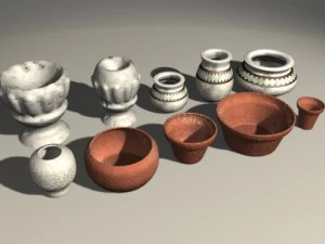 Gartensammlung 3D Modell