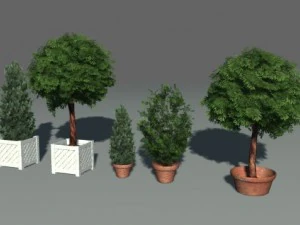 Gartensammlung 3D Modell